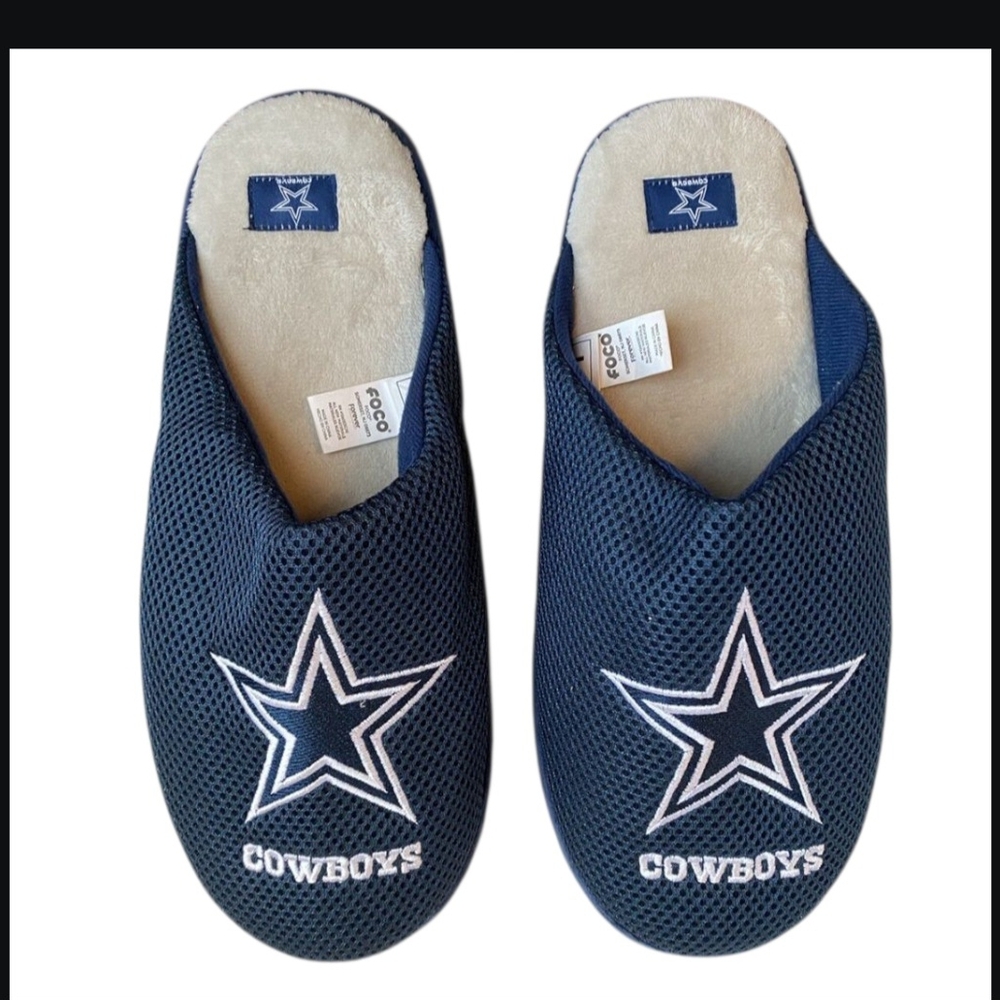 Dallas Cowboys Blue Slippers